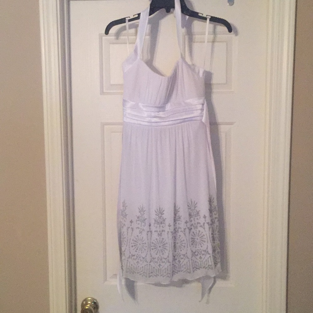 White Semi-formal dress